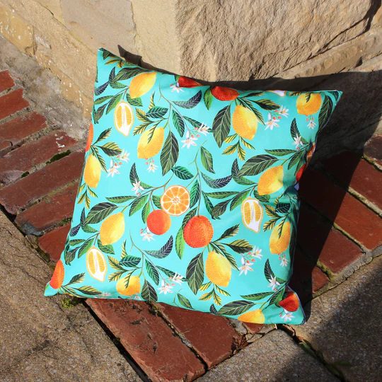 Riva Orange Blossom Outdoor Cushion 5025532704689